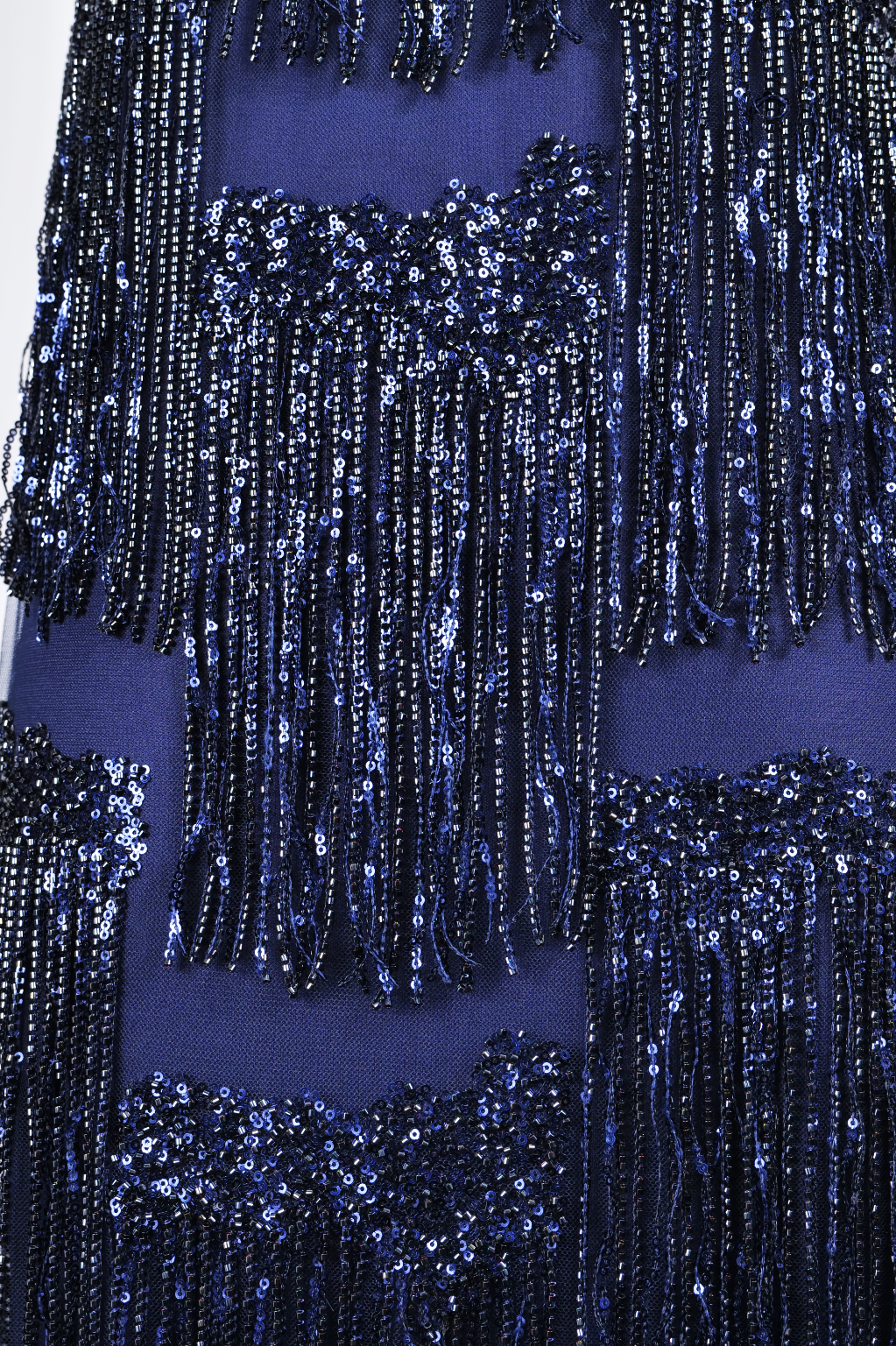 Beaded Fringe Maxi Dress