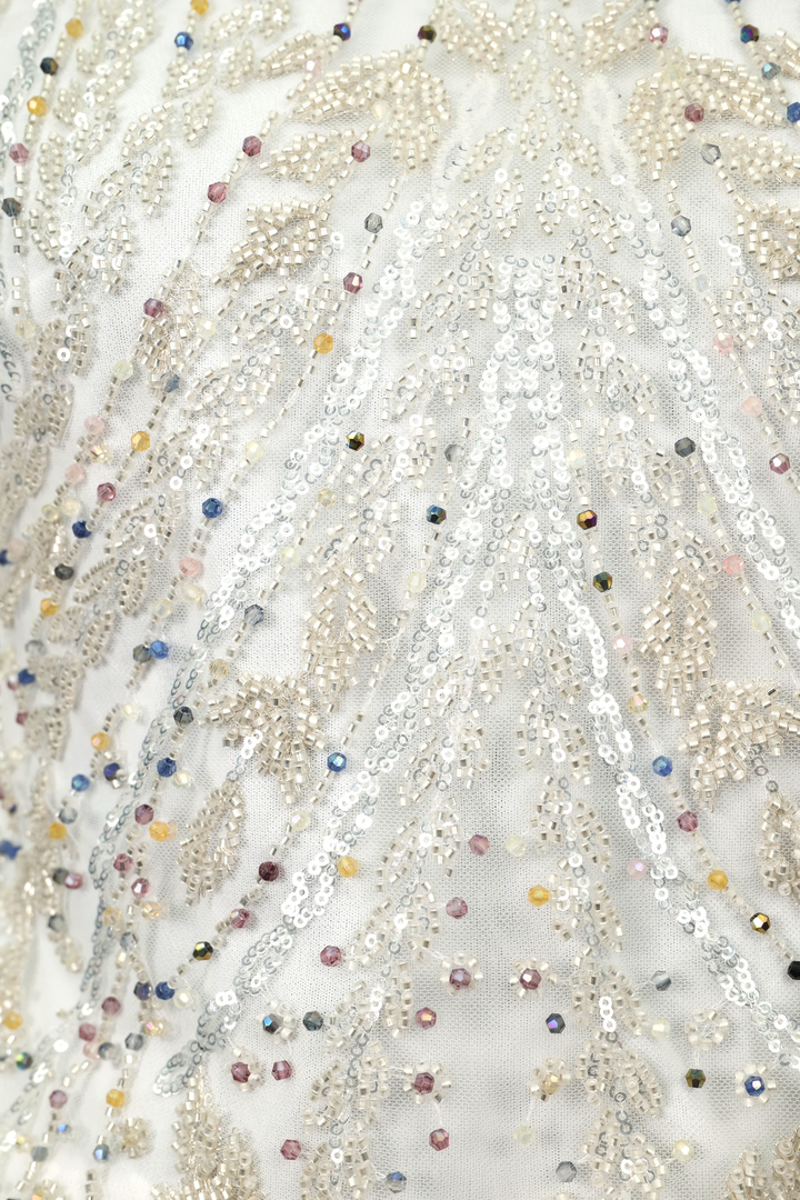 Crystal Embellished Mini Dress