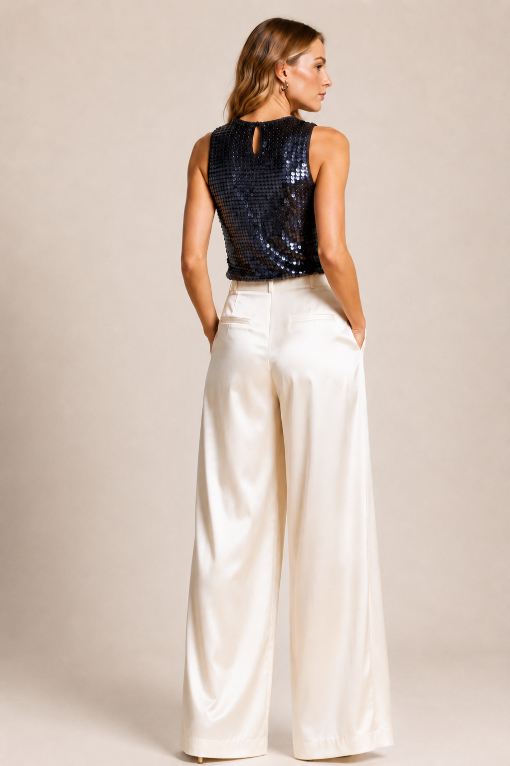 All-Over Sequin Tank Top