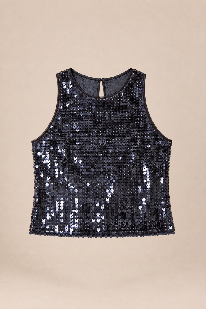 All-Over Sequin Tank Top