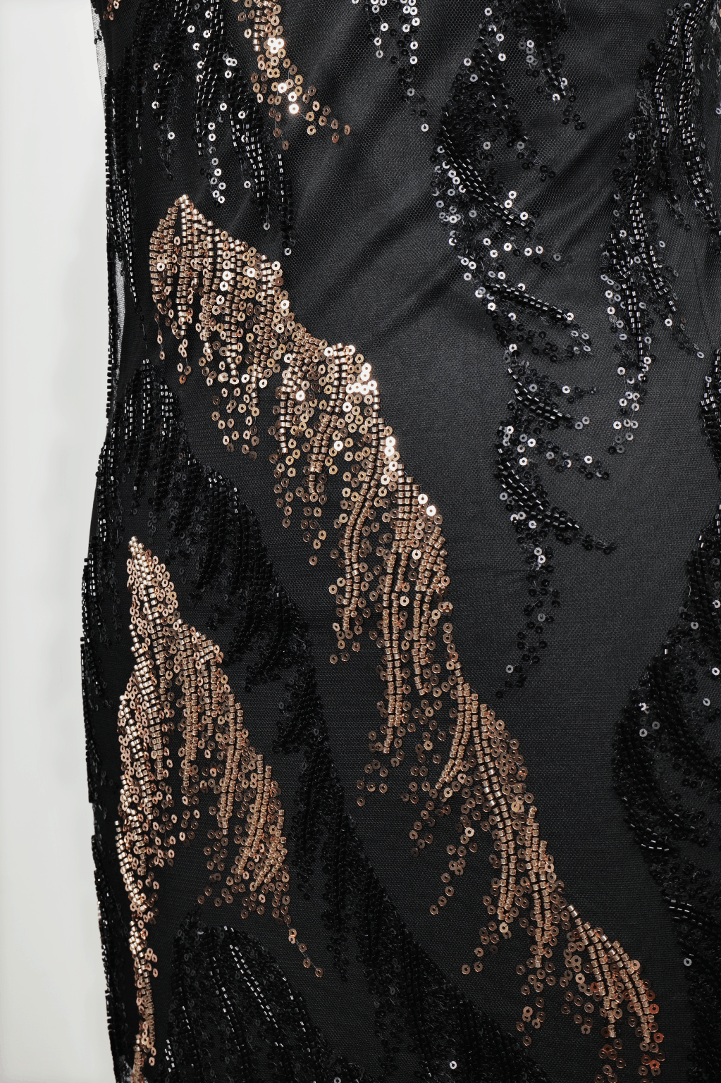 Statement Sequin Halter Dress